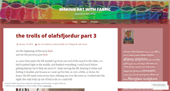 Desktop Screenshot of fabricart.wordpress.com