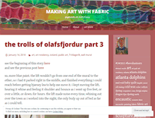 Tablet Screenshot of fabricart.wordpress.com