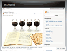 Tablet Screenshot of marranochassid.wordpress.com