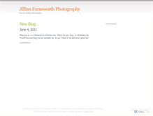 Tablet Screenshot of jillianfarnsworth.wordpress.com