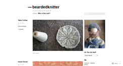 Desktop Screenshot of beardedknitter.wordpress.com