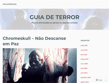 Tablet Screenshot of guiadeterror.wordpress.com