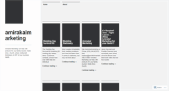 Desktop Screenshot of amirakalmarketing.wordpress.com