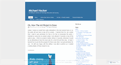 Desktop Screenshot of hockerm.wordpress.com