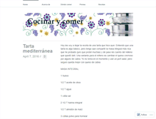 Tablet Screenshot of cocinarycomer.wordpress.com
