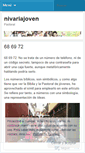 Mobile Screenshot of nivariajoven.wordpress.com