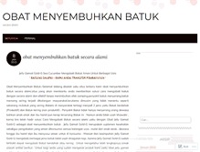 Tablet Screenshot of obatmenyembuhkanbatuk.wordpress.com