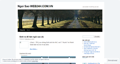 Desktop Screenshot of ngoisaoweb24h.wordpress.com
