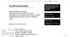 Desktop Screenshot of mydocumenta.wordpress.com