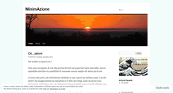 Desktop Screenshot of minimazione.wordpress.com