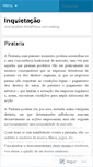 Mobile Screenshot of inquietacao.wordpress.com