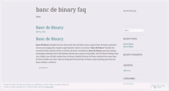 Desktop Screenshot of cart2.bancdebinaryfaq.wordpress.com