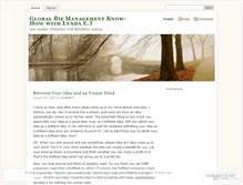 Tablet Screenshot of globbizknowhow.wordpress.com