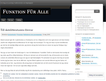 Tablet Screenshot of funktionfuralle.wordpress.com