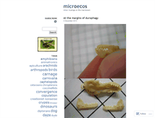 Tablet Screenshot of microecos.wordpress.com