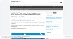 Desktop Screenshot of glutenfreeinqc.wordpress.com