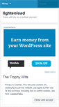 Mobile Screenshot of lightenload.wordpress.com