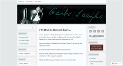 Desktop Screenshot of garbolaughs.wordpress.com