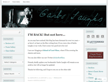 Tablet Screenshot of garbolaughs.wordpress.com