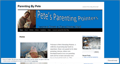 Desktop Screenshot of parentingbypete.wordpress.com