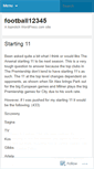 Mobile Screenshot of football12345.wordpress.com