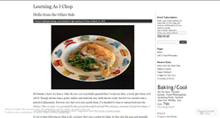 Desktop Screenshot of learningasichop.wordpress.com