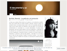 Tablet Screenshot of eldocumentalyyo.wordpress.com