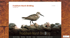 Desktop Screenshot of frodshammarshbirdblog.wordpress.com