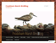 Tablet Screenshot of frodshammarshbirdblog.wordpress.com