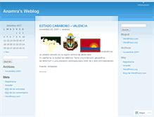 Tablet Screenshot of anamra.wordpress.com