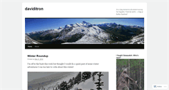 Desktop Screenshot of daviditron.wordpress.com