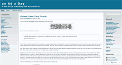 Desktop Screenshot of anadaday.wordpress.com
