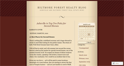 Desktop Screenshot of biltmoreforestrealty.wordpress.com