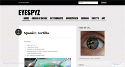 Desktop Screenshot of eyespyz.wordpress.com