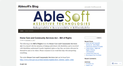 Desktop Screenshot of ablesoft.wordpress.com