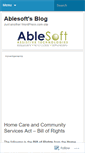 Mobile Screenshot of ablesoft.wordpress.com