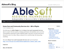 Tablet Screenshot of ablesoft.wordpress.com