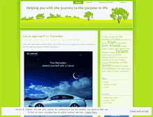 Tablet Screenshot of journeyafterpurpose.wordpress.com
