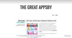 Desktop Screenshot of greatappsby.wordpress.com