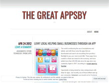 Tablet Screenshot of greatappsby.wordpress.com