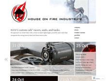 Tablet Screenshot of houseonfireindustries.wordpress.com