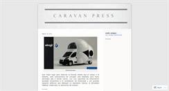 Desktop Screenshot of caravanpress.wordpress.com