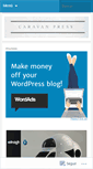 Mobile Screenshot of caravanpress.wordpress.com