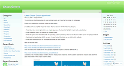 Desktop Screenshot of chaosgroove.wordpress.com