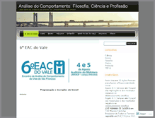 Tablet Screenshot of analisedocomportamento.wordpress.com