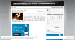 Desktop Screenshot of gospelmusicas.wordpress.com