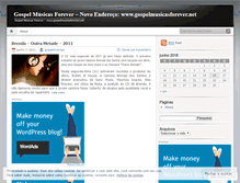 Tablet Screenshot of gospelmusicas.wordpress.com
