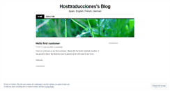 Desktop Screenshot of hosttraducciones.wordpress.com