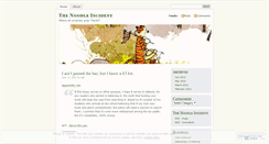 Desktop Screenshot of noodleincidents.wordpress.com