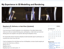 Tablet Screenshot of 3drenderblog.wordpress.com